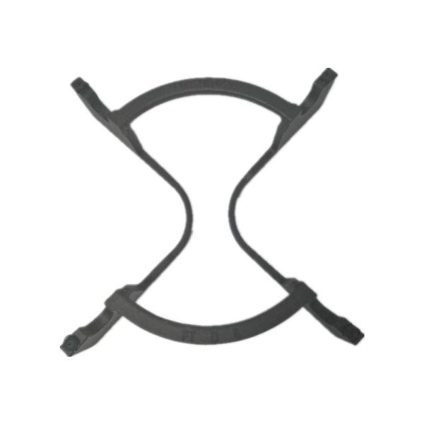                  Sinopts Black Cast Iron Frame Pan Support for Gas Cooker             