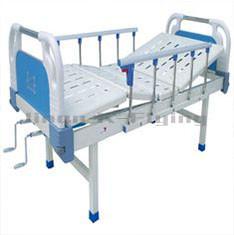 Cama médica manual do ABS, cama de hospital aluída do ISO 2