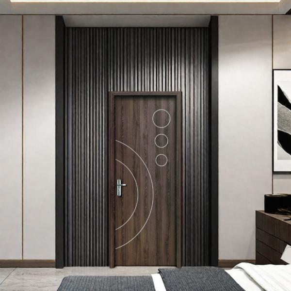 Juye WPC porta oca para a sua saúde Usado porta de escritório porta de quarto porta de banheiro porta