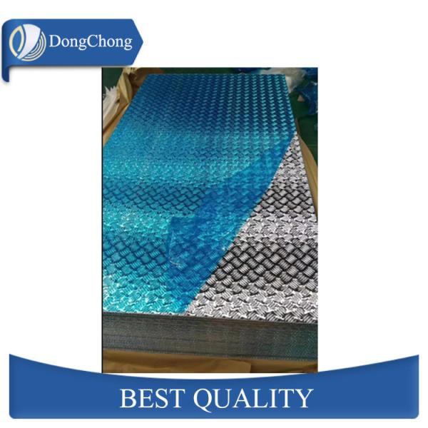 Al - Mg 3000 Series Diamond Embossed Aluminum Sheet 1mm Thickness