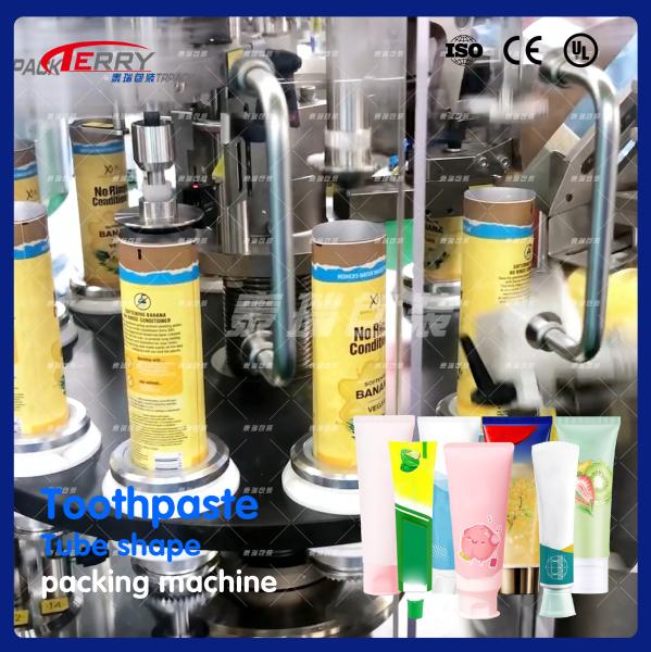 Quantitative Filling Valve Toothpaste Packaging Machine Piston Type
