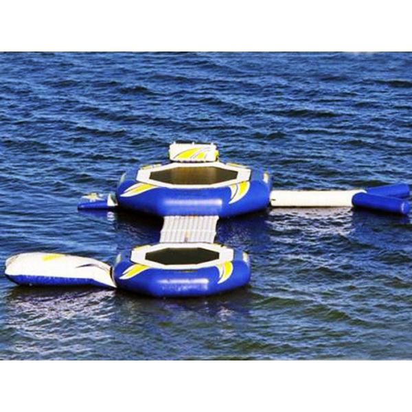 Customized Inflatable Water Park inflatable sea trampoline Digital Printing