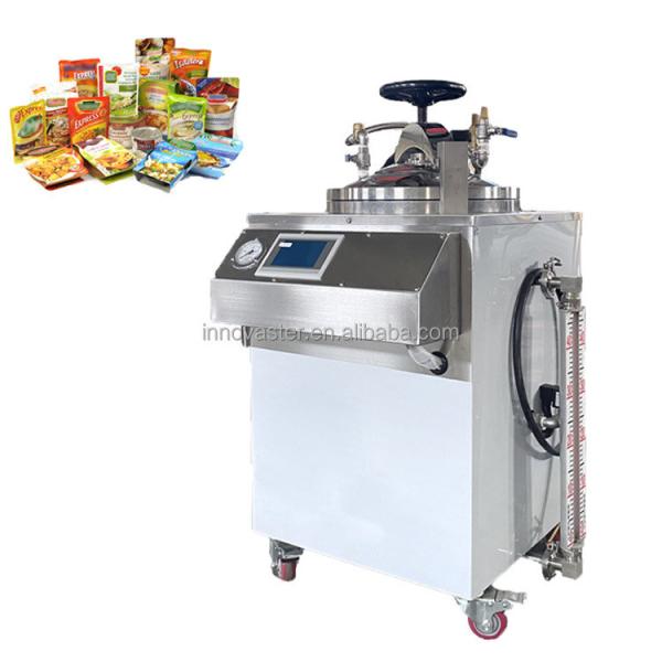 Small Size Vertical Sterilization Retort for Pouched Food 4.5-15kw Electricity