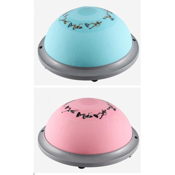 Non Slip Jointop Half Pilates Ball PVC Dia 46cm Half Round Balance Ball
