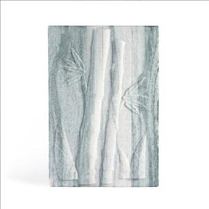Ornamento de bandeja de relieve de mármol personalizado exquisito Luxury Marble