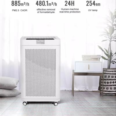 Plasma portátil Ionizer do purificador 1000m3/h do ar PM2.5 do fumo