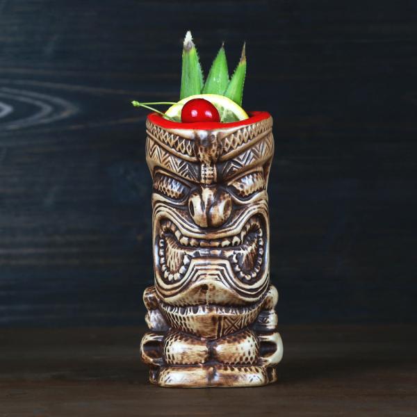 Creative Ceramic Tiki Mugs Hawaiian Cocktail Mug  Porcelain Beer Wine Mug Drinkware