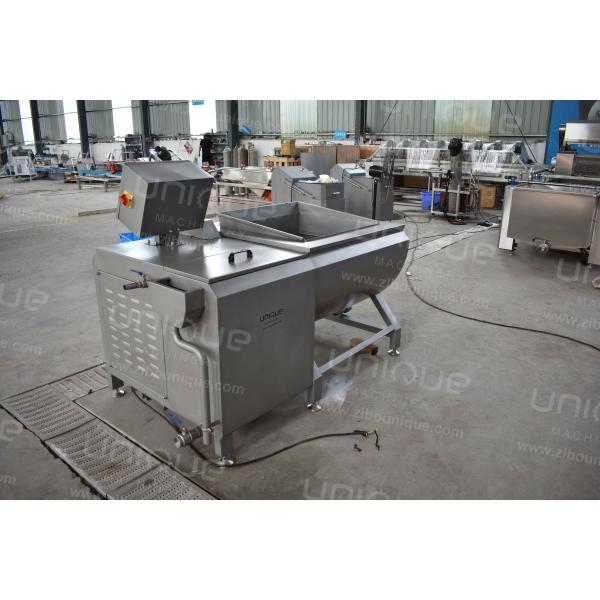 Commercial Kitchen 500 kg/h Sand Blasting Surface Fruit and Vegetable Washing Machine