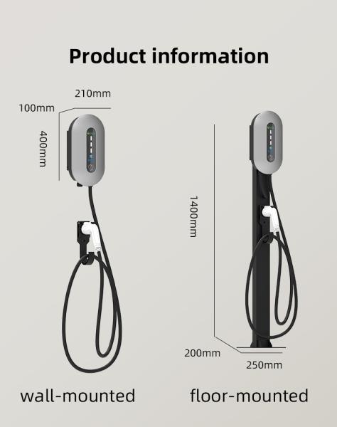 50HZ 220V 7KW 32A AC EV Charger Cover All Signal Areas Intelligent Charging