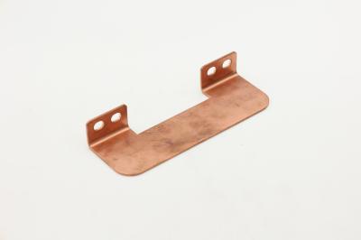 Precision bending copper module connected to copper bar electroplated nickel stamping parts
