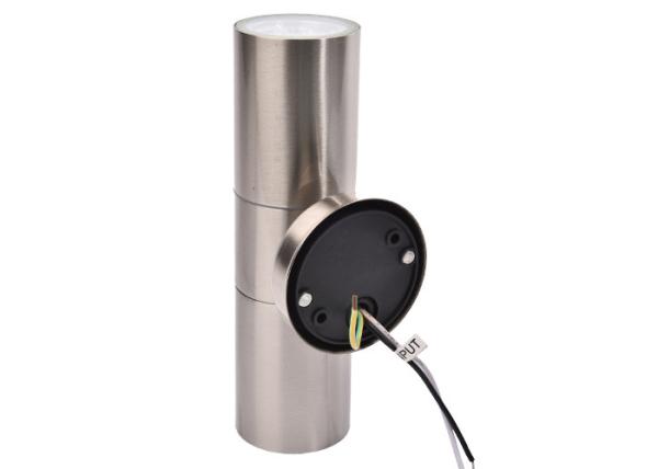 8 Watt Outside Wall Lights Polished Stainless Steel Finish IP Rating 65