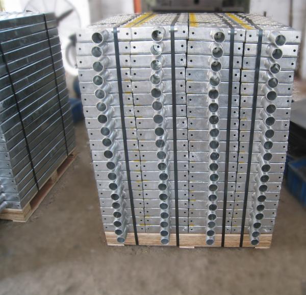 Metal Non Slip Stair Treads Covers , Industrial Steel Plate Stair Treads