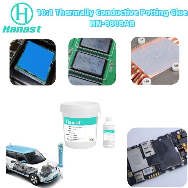 UV Resistance 10:1 Clear Silicon Potting Compound For LED Drivers, Flexible Light Strips