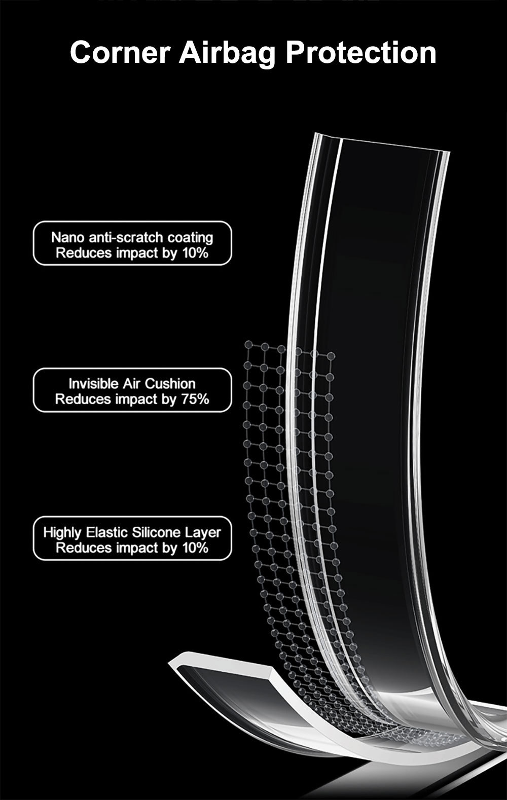 Laudtec ultra Thin Anti-fingerprint Crystal Transparent Back Cover Magnetic clear Phone case for iphone 17 Pro Max