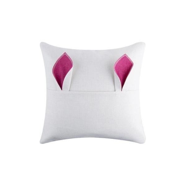 Creative Sublimation Blank Linen Pillow Case With Pocket And Rabbit Ear For Easter Day