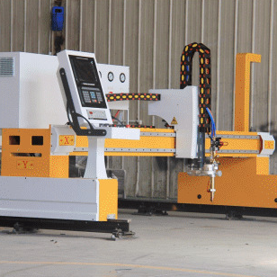 Тип портала автомата для резки плазмы CNC пламени моста под тяжелые грузы стальной