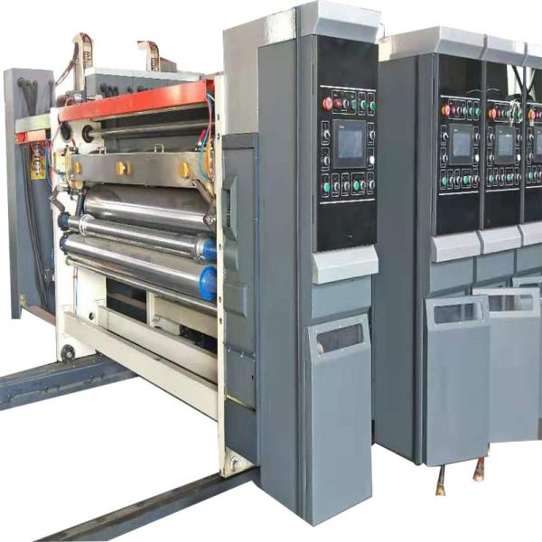 High Quality And Low Price Cardboard 4 Colors Flexo Ink Printing Slotting Die-cutter Machine