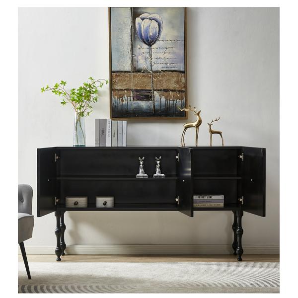 Modern Living Room Cabinets Custom American Solid Wood Shell Decorative Cabinet