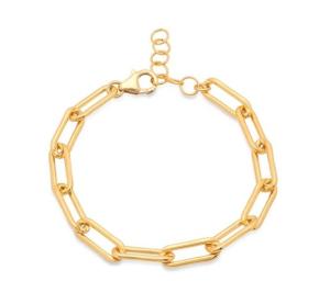 Thicker Brass Bracelet 18K Gold Chain for Men and Women in Various Lengths by