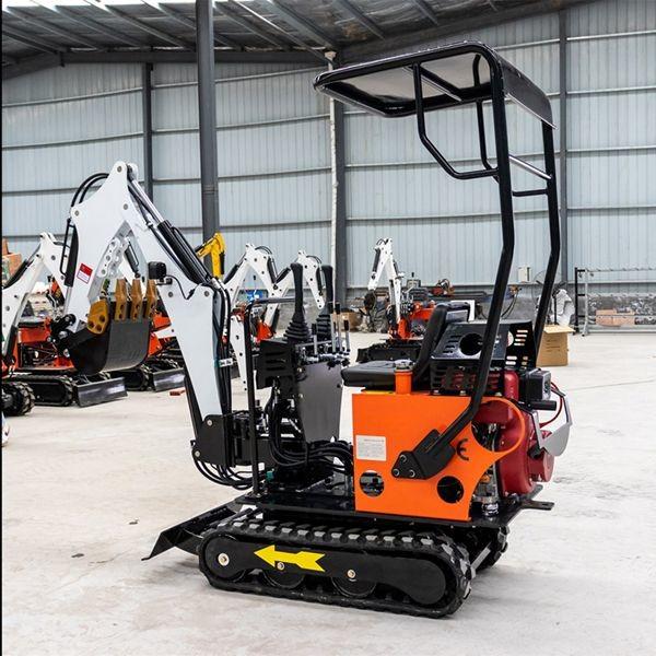 Hydraulic Transmission Mini Excavator 1330mm Rotation Radius 1.5 Tonne Digger