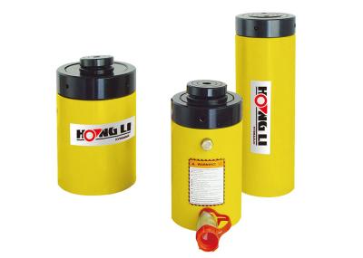 Safety Lock Nut  Hydraulic Cylinder Single Acting Overflow Port Functions