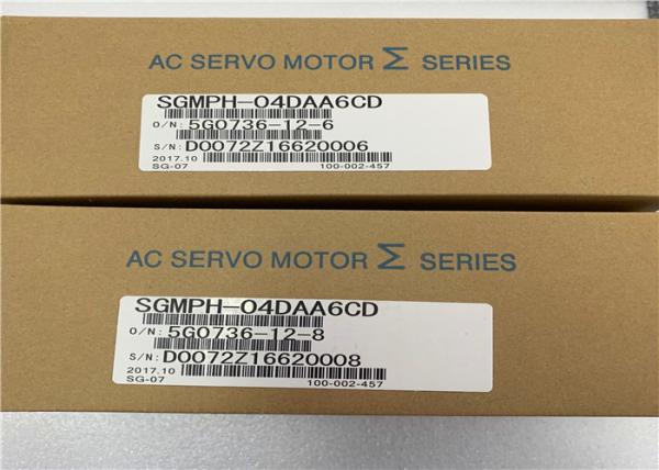 servo motor SGMPH-04DAA6CD-OY da C.A. de 1.4A 400W 1.27NM