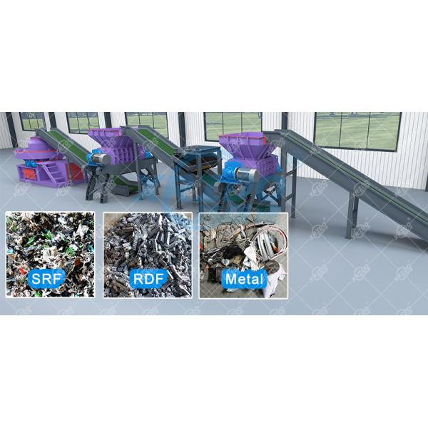 Automatic Wood Pallet Shredder 100-30000 Kg/hour with 1-10 Cm Output and 5~10 Years Lifetime