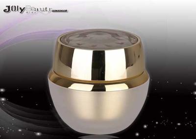 High 61mm Cosmetic Bottles And Jars 30ml Lining Gold Plastic Lotion Jars