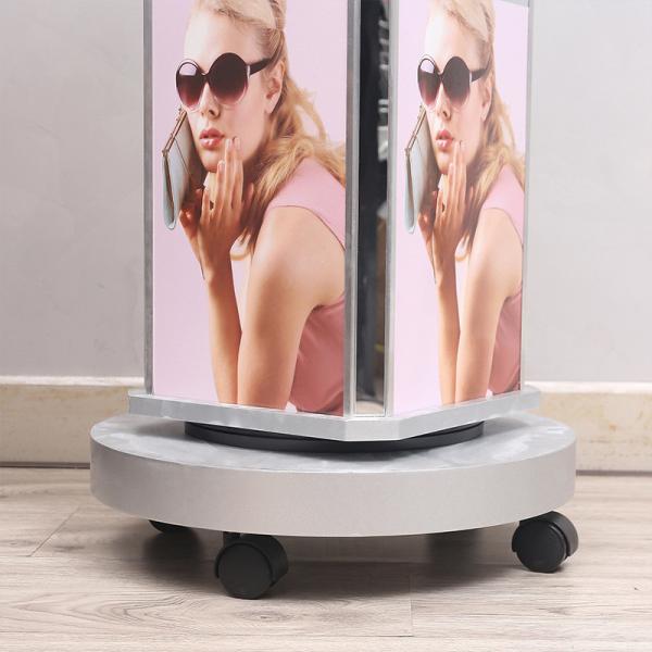 4 Sided Custom Display Stands 1740mm 84 Pairs Floor Standing Sunglasses Display