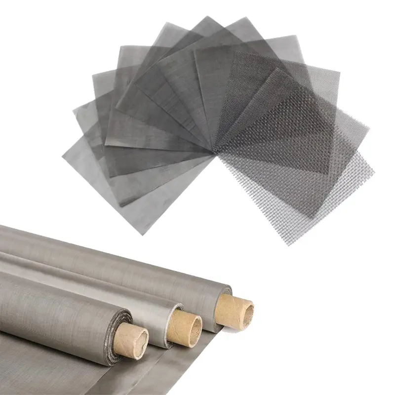 Metal Fine Mesh Filter  Fine Wire Screen High Temperature Resistant