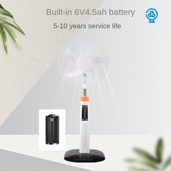 F13 Rechargeable Outdoor Fan Safety Protection Grill Stainless Steel USB LED Bulbs