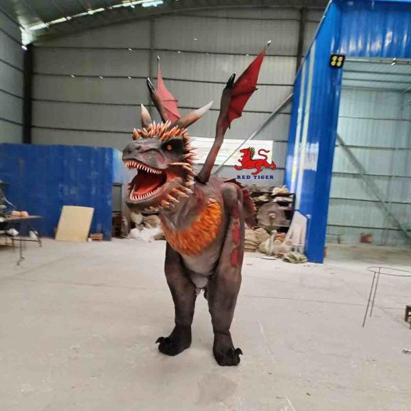 Traje de dinossauro realista do mundo jurássico idade adulta 12 meses garantia