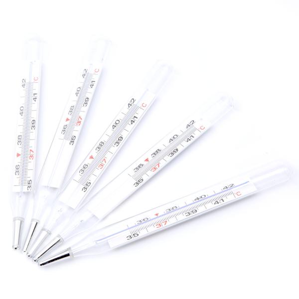 Low price china manufacturer glass tube anus clinical armpit oral clinical kids thermometers