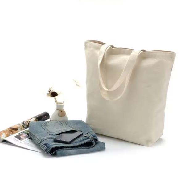 Grocery Natural Reusable Shopping Bags Bulk Canvas Bags Personalised