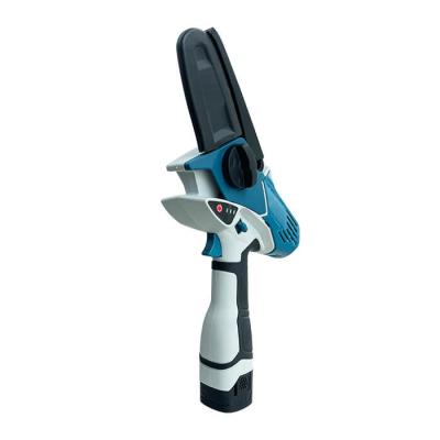 Bateria de lítio Mini Chainsaw Handheld sem escova serra de cadeia recarregável de 4 polegadas