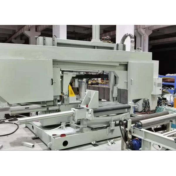 PLC Control Method  CNC 3D I Beam Drilling Shearing Machine Line 3×11KW Motor Power
