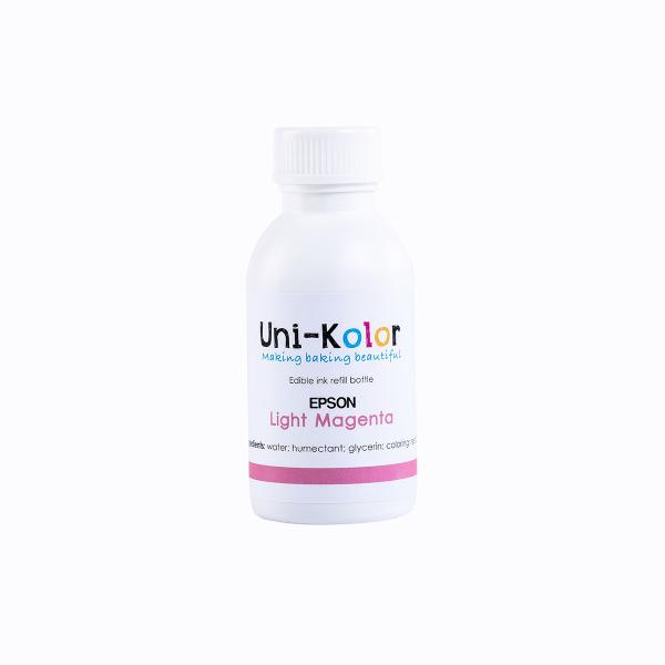 Light Magenta Edible Ink , Food Grade Printing Ink Compatible For Epson Injet Printers
