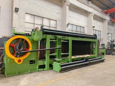 Customized 2000mm Width 15kw Hexagonal Mesh Machine Galvanized Double Twist Gabion WireNetting
