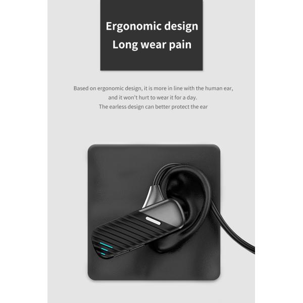 Long Standby Waterproof Neckband Bluetooth Earphones Build In 16GB Memory Card