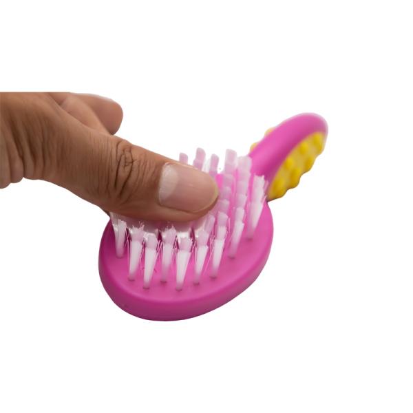 Soft Natural Hair Brush Sets For Hair Pink 12 X 5.12 X 5.12CM Comb Newborn Hair