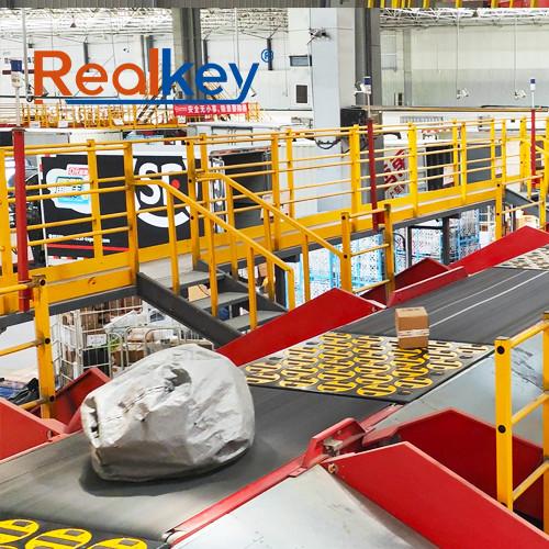 Efficient Goods Classification Swivel Wheel Sorter Single / Double Sided Sorting