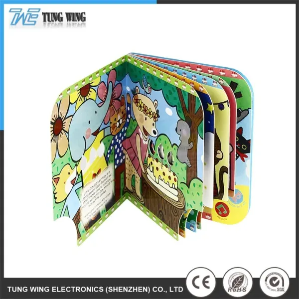 ABS Material Sound Book for Children with CE Certification and Customized Size Educational Toy Book
