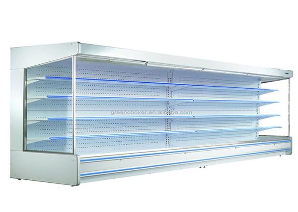 Commercial Multideck Open Chiller Vertical Beverage Display Refrigerator