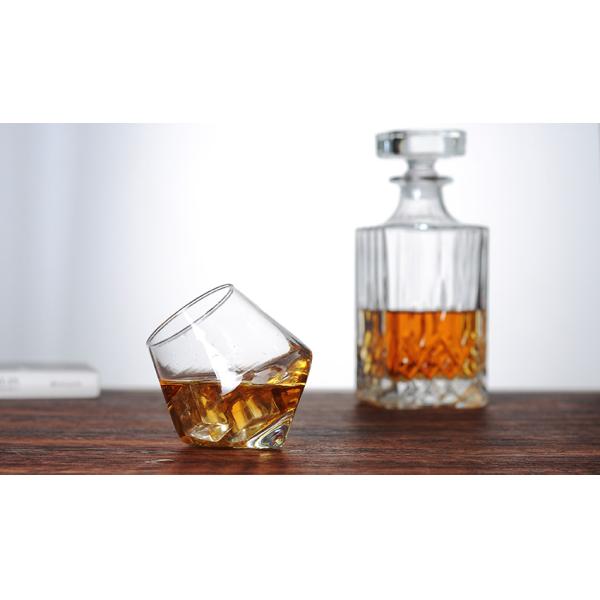 8 Oz Handmade Scotch Whiskey Glasses Ideal For Trendy Bars / Hotels