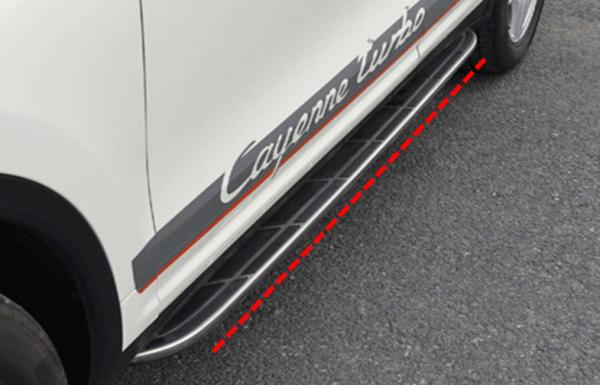Peças de automóveis de alta precisão Placas de marcha de veículos para Porsche Cayenne 2011 2012 2013 2014