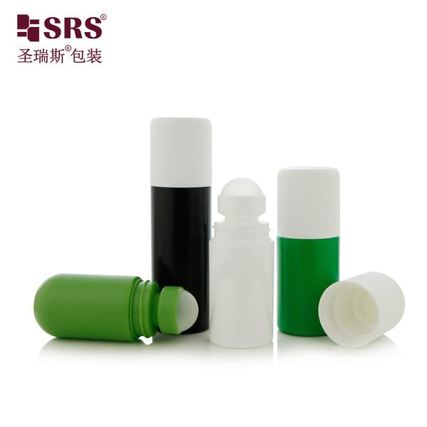 RPPA1-50ml Empty Round Plastic Roller Bottle With CRC Cap For Children Product