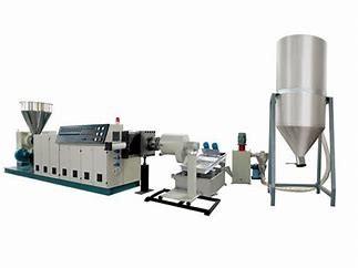 Vacuum Vented 250kg/H Extrusion Plastic Pelletizer Machine Line