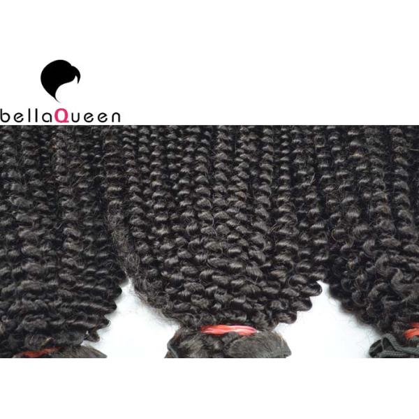 Kinky Curly Natural Black 1b Human Hair Extension For Black Women