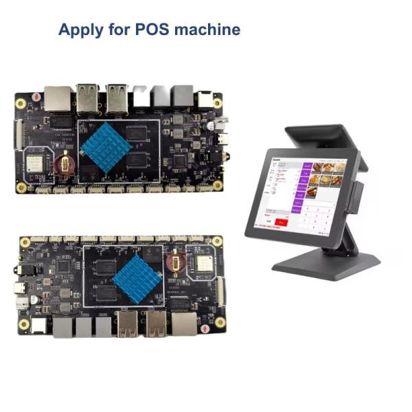 Plaque mère de la machine POS RK3568 Quad-core Cortex-A55 Android 11/ Ubuntu 20.04 Plaque mère