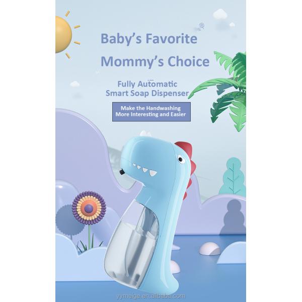 Customized Creative Multi-color Selection Fully Intelligent Plastic Children Cartoon Battery Dispenser for Modern Bathroom